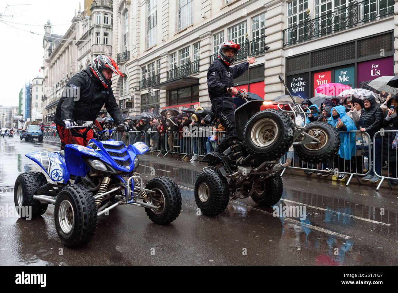 London, UK. 1 January 2025. Thousands of performers attend the London’s
