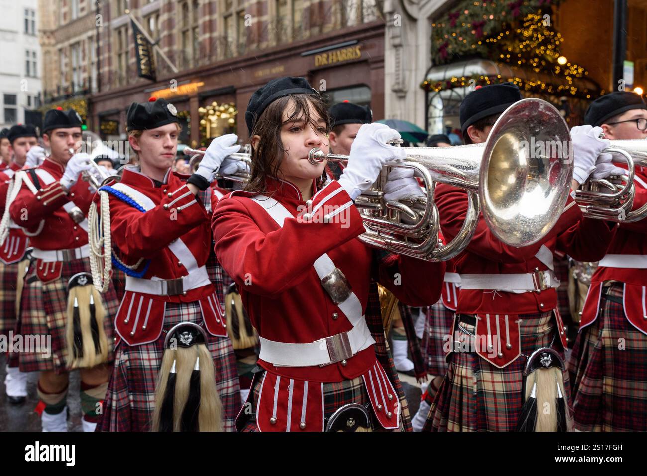 London, UK. 1 January 2025. Thousands of performers attend the London’s