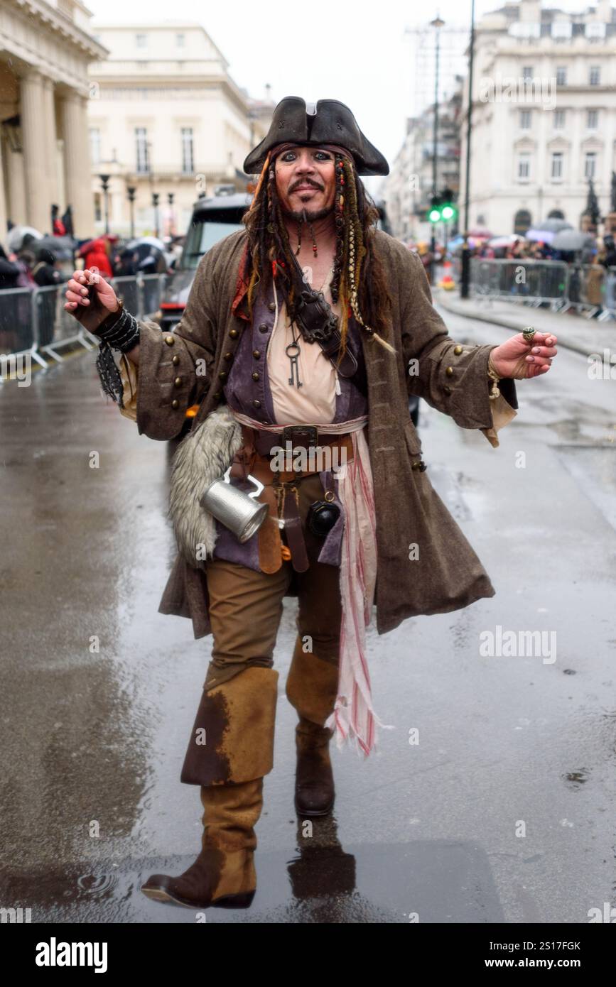 London, UK. 1 January 2025. Thousands of performers attend the London’s