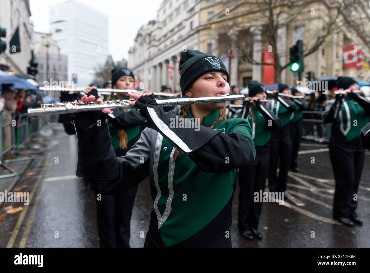 London, UK. 1 January 2025. Thousands of performers attend the London’s