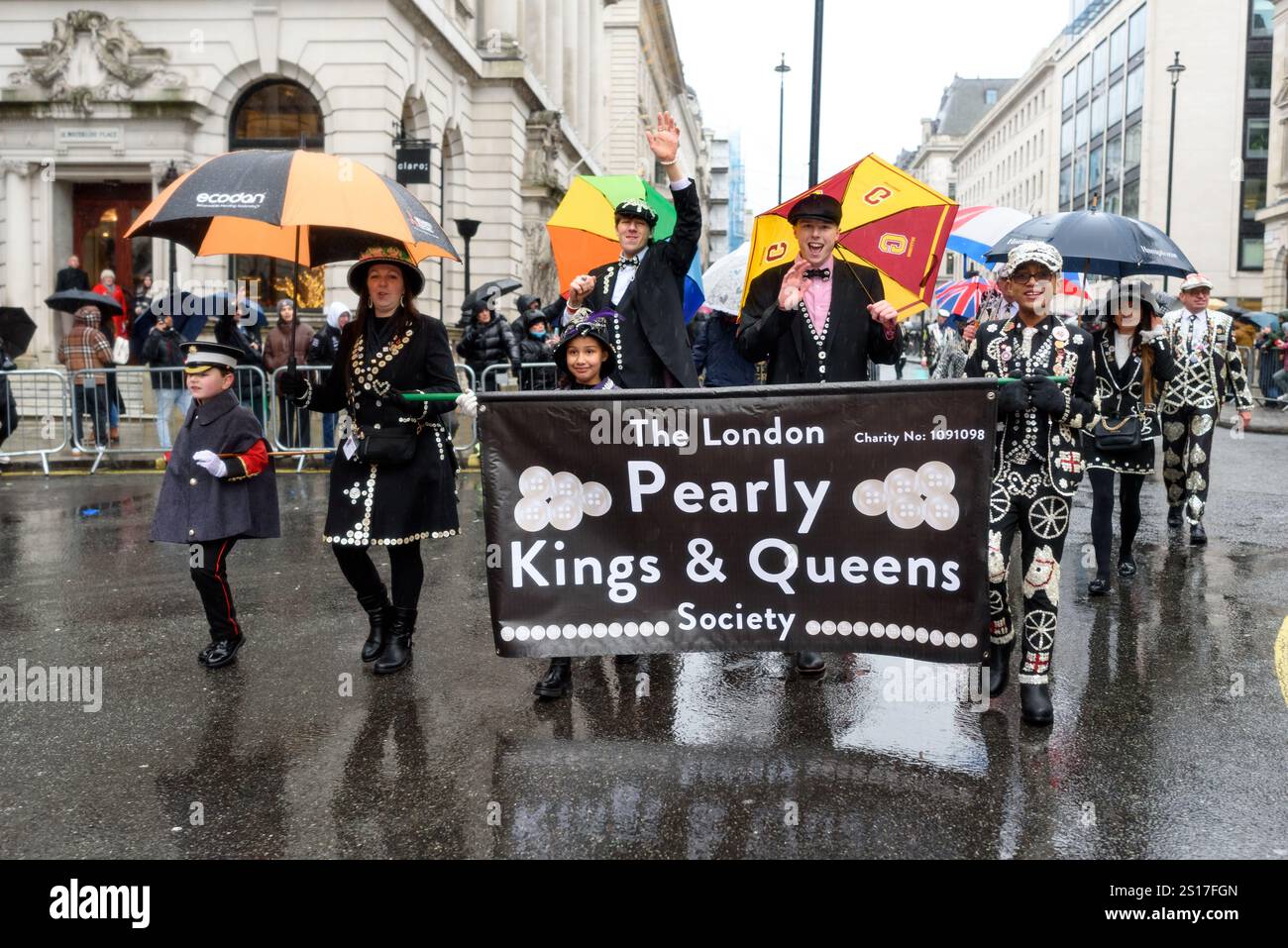 London, UK. 1 January 2025. Thousands of performers attend the London’s