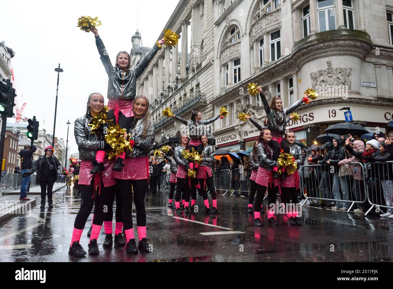 London, UK. 1 January 2025. Thousands of performers attend the London’s