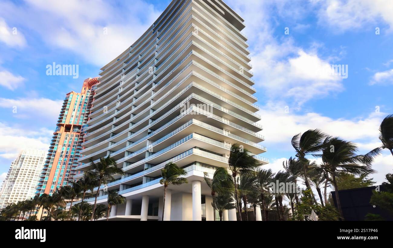 Picture of The luxury Apartment buildings in Miami Beach - MIAMI, UNITED STATES ...