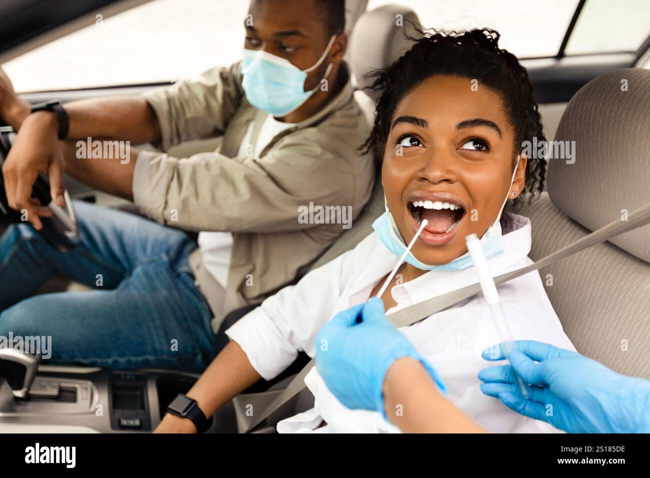Someone Getting Tested Getting tested in drive hi-res stock photography and images - Alamy