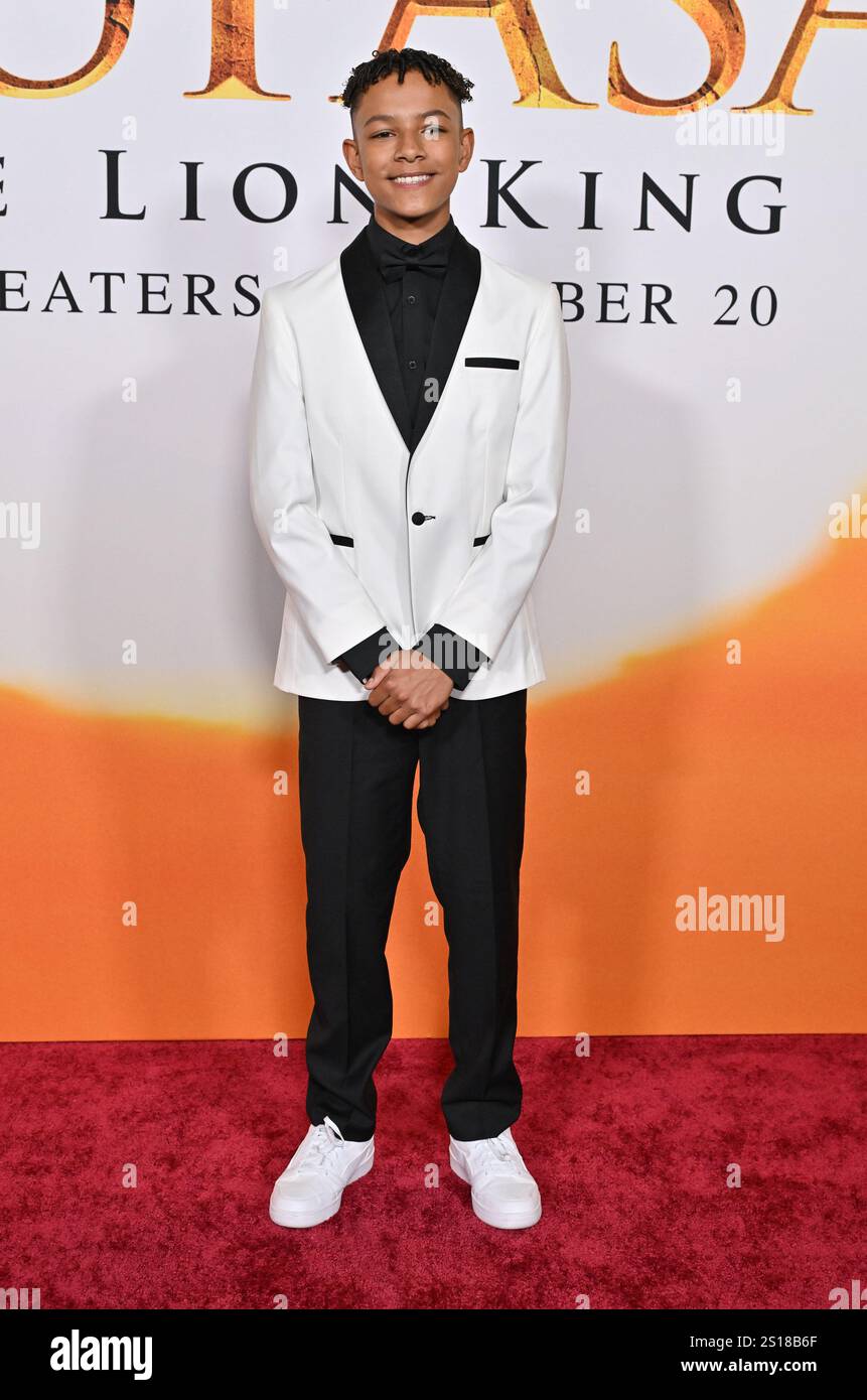 Theo Somolu arriving to ‘Mufasa: The Lion King’ Los Angeles Premiere at