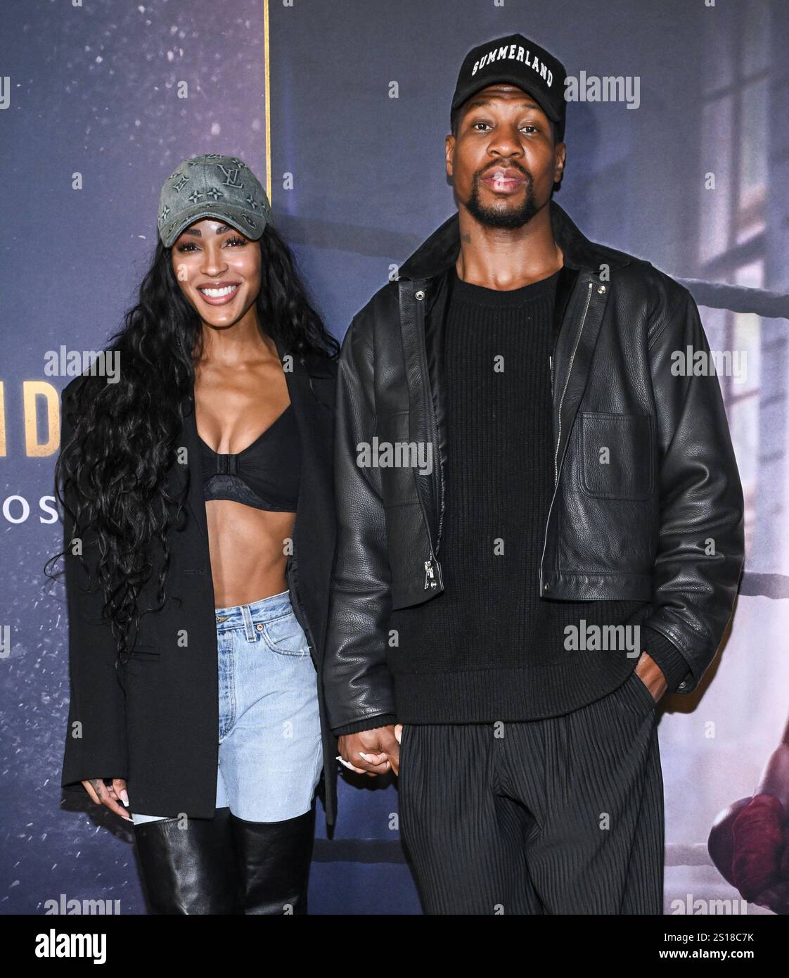 Hollywood, USA. 30th Dec, 2024. Meagan Good and Jonathan Majors