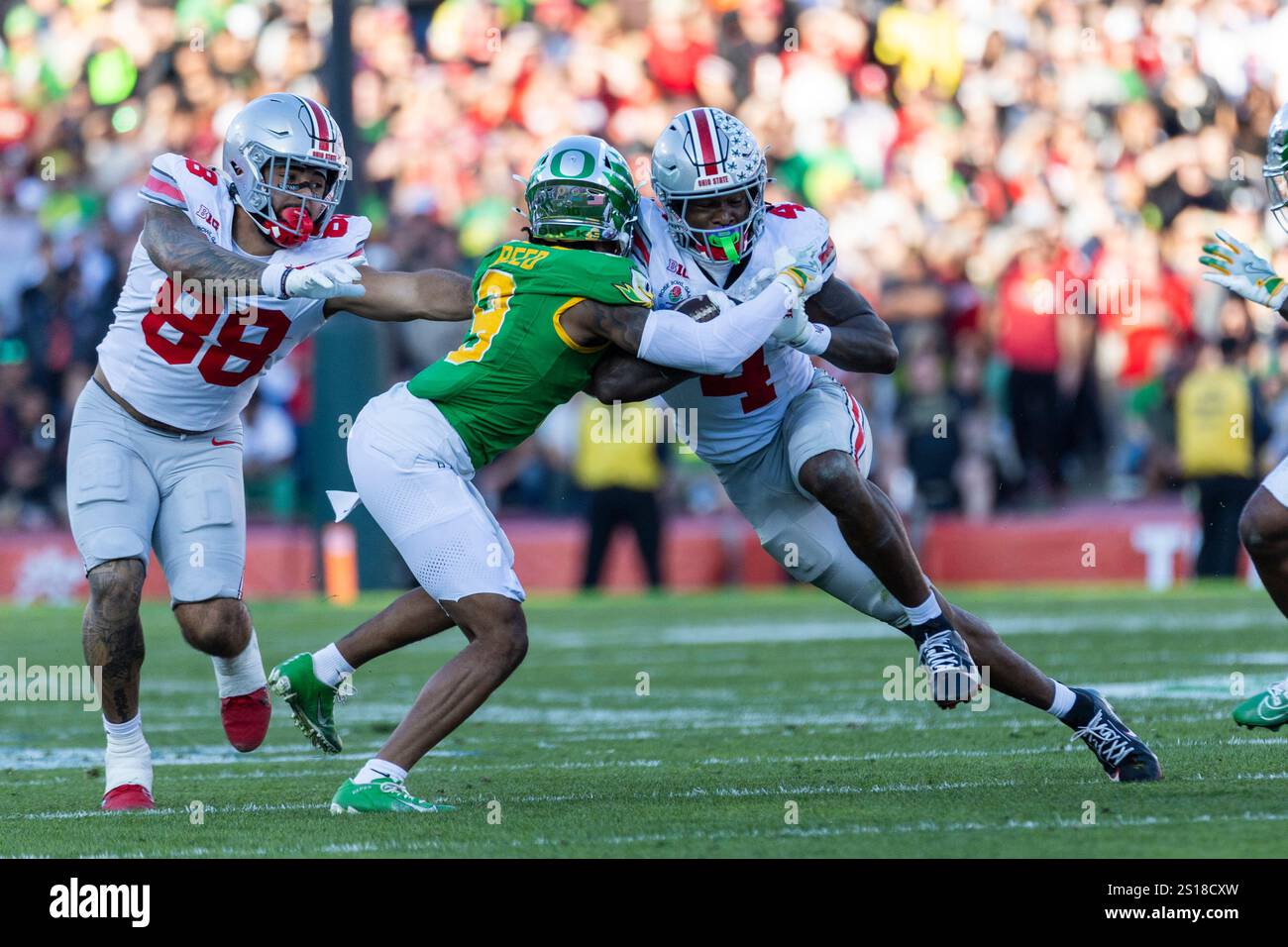 Los Angeles, California, USA. 1st Jan, 2025. Ohio State wide receiver ...