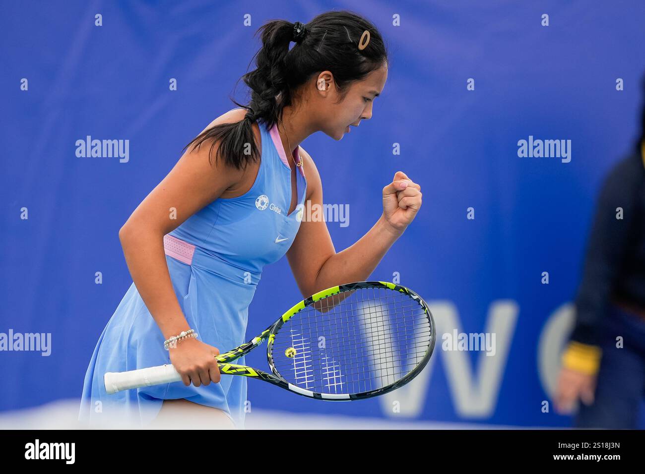 Canberra, Australia; 2nd Jan 2025 Alexandra Eala of the Philippines is