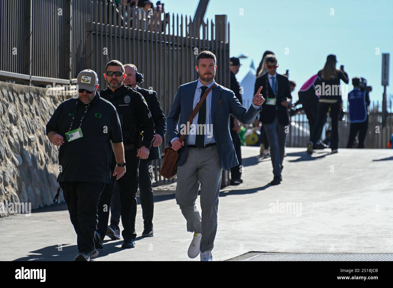 Ohio State Buckeyes head coach Ryan Day before the Rose Bowl game