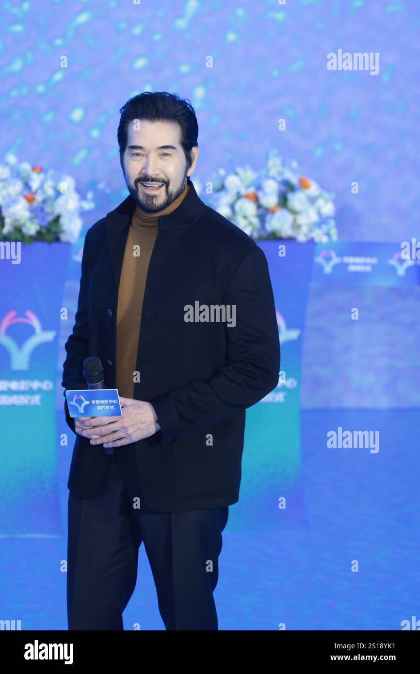 Chinese American pop icon and singer Fei Xiang attends an activity in ...