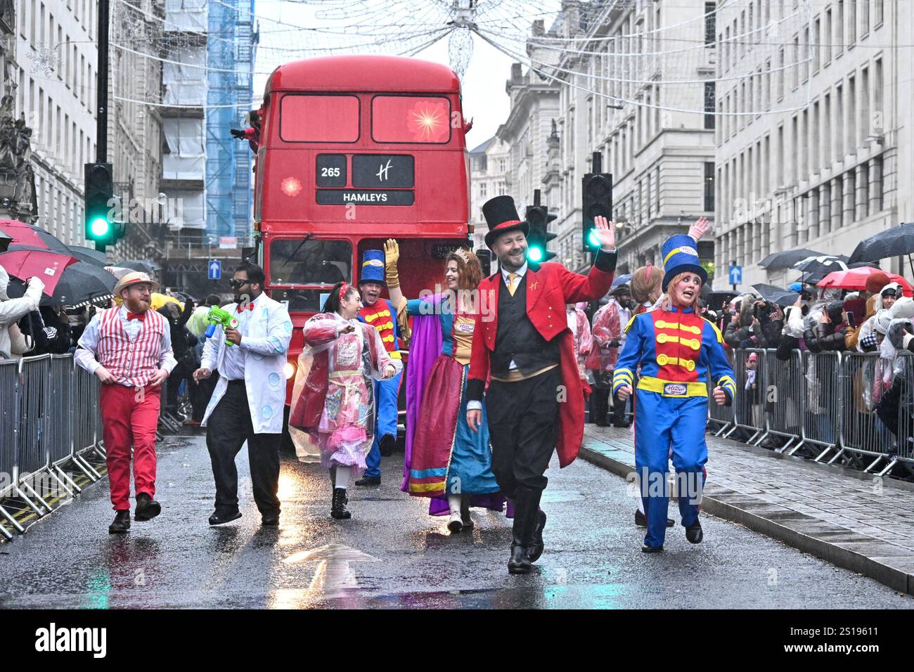General Views during the London New Year's Day Parade 2025 in London