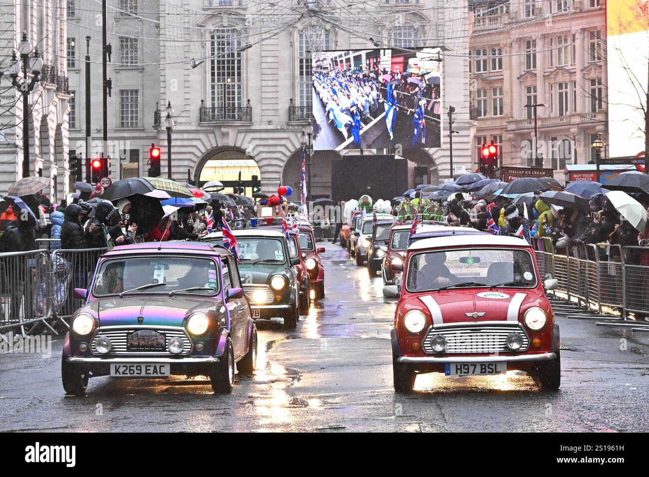 General Views during the London New Year's Day Parade 2025 in London