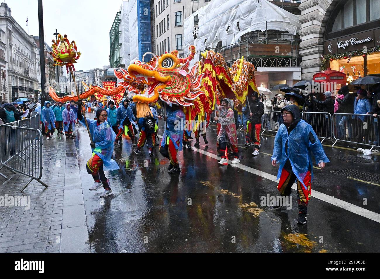 General Views during the London New Year's Day Parade 2025 in London