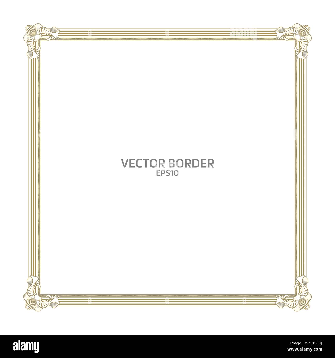 Vector Border Design. Border design vector illustration Stock Vector ...