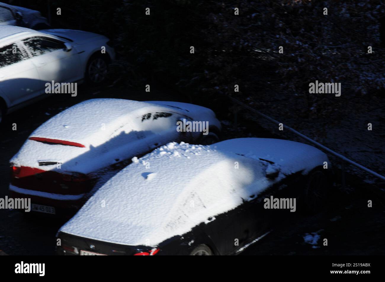Copenhagen/ DenmarK/02 JANUARY 2025/ danish weather snow fall in ...