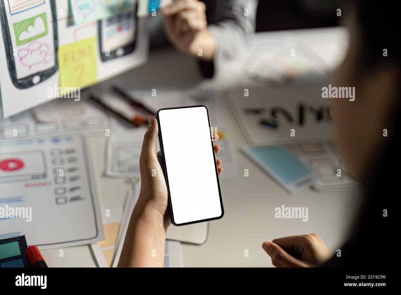 Creative UX UI Design Process with Mobile App Prototypes and Wireframes ...