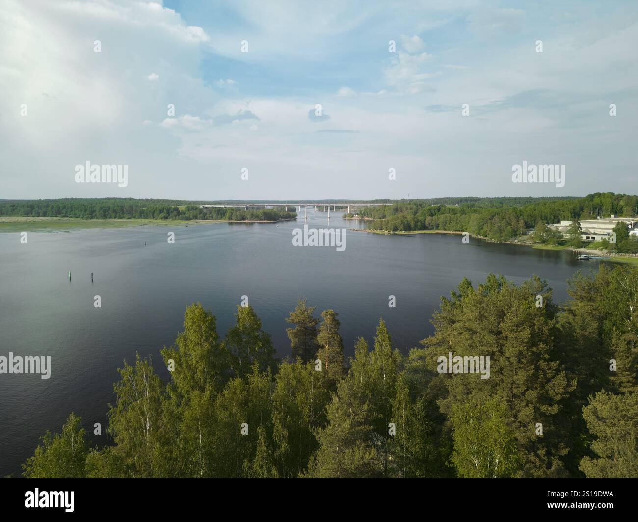 A Beautiful Serene Lakeside View that is Surrounded by Lush and Vibrant ...