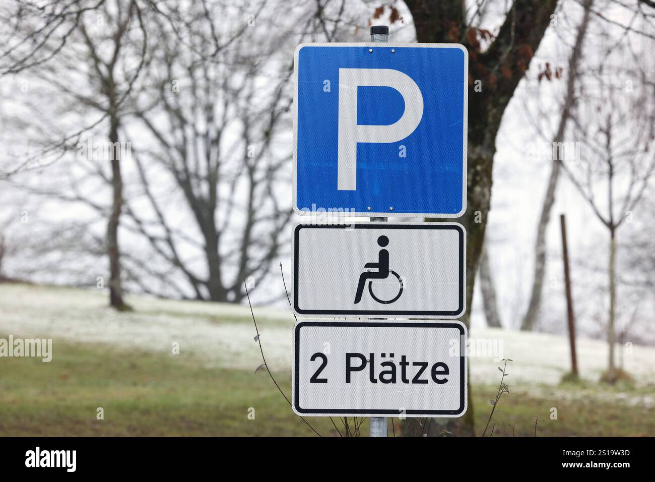 Behindertenparkplatz-Schild – 45,7 X 30,5 Cm, Aluminium, Reflektierend, Wetterfest
