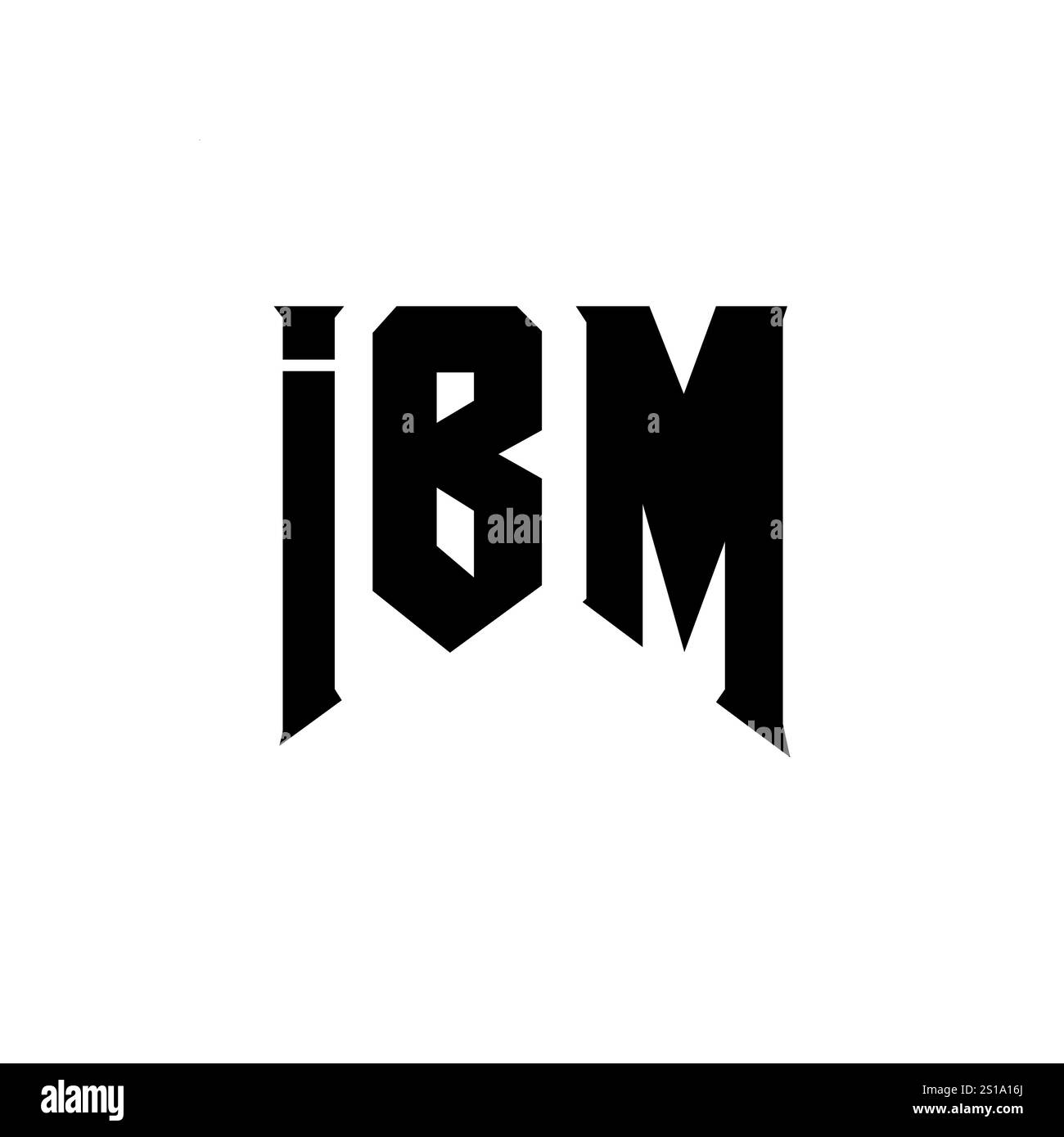 Ibm logo design Black and White Stock Photos & Images - Alamy
