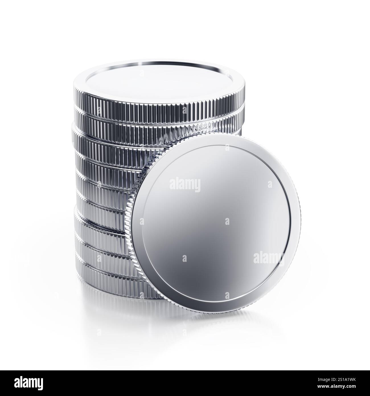 Blank Planchet Coins Stock Photo - Alamy