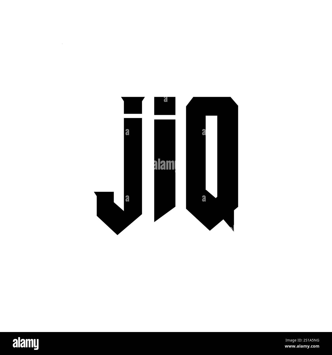 JIQ letter logo design for technology company. JIQ logo design black ...