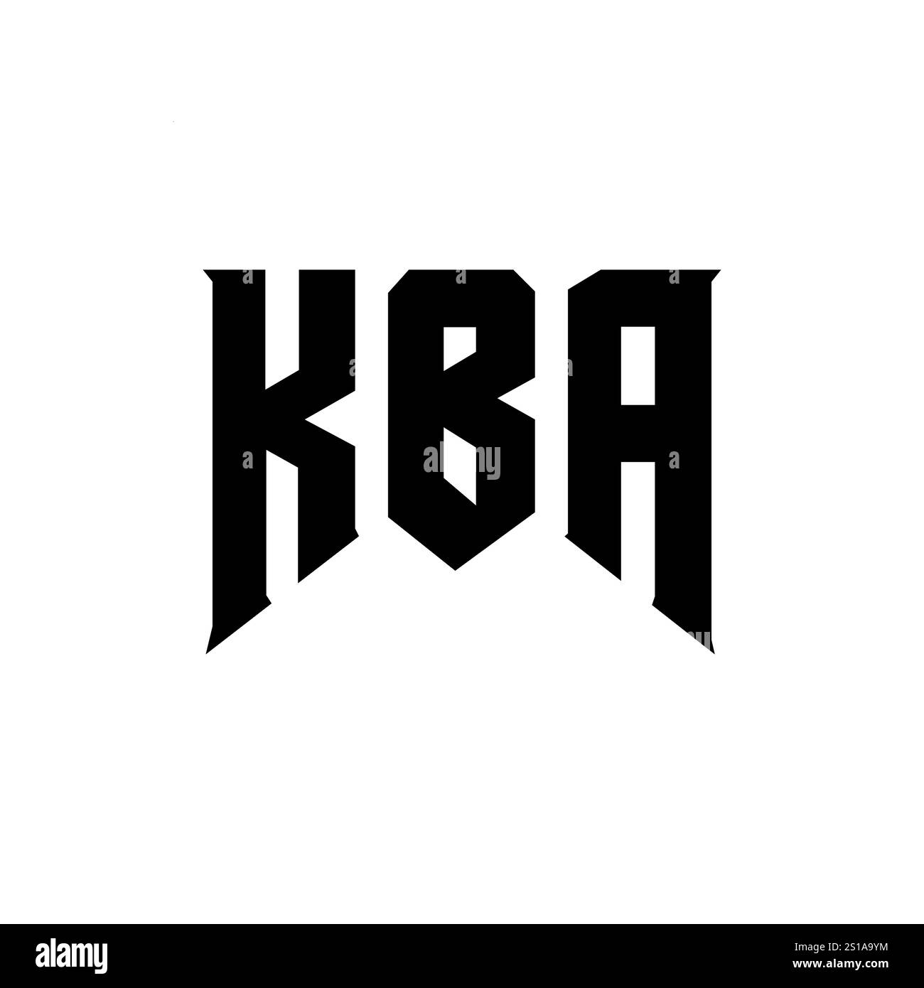 KBA letter logo design for technology company. KBA logo design black ...