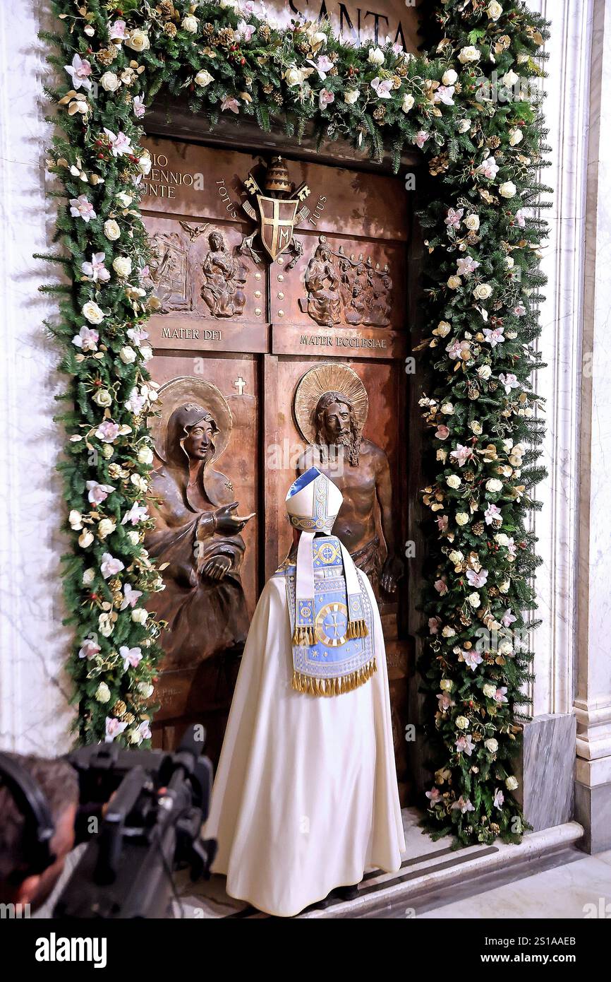 The Holy Door of the Papal Basilica of Saint Mary Major has officially