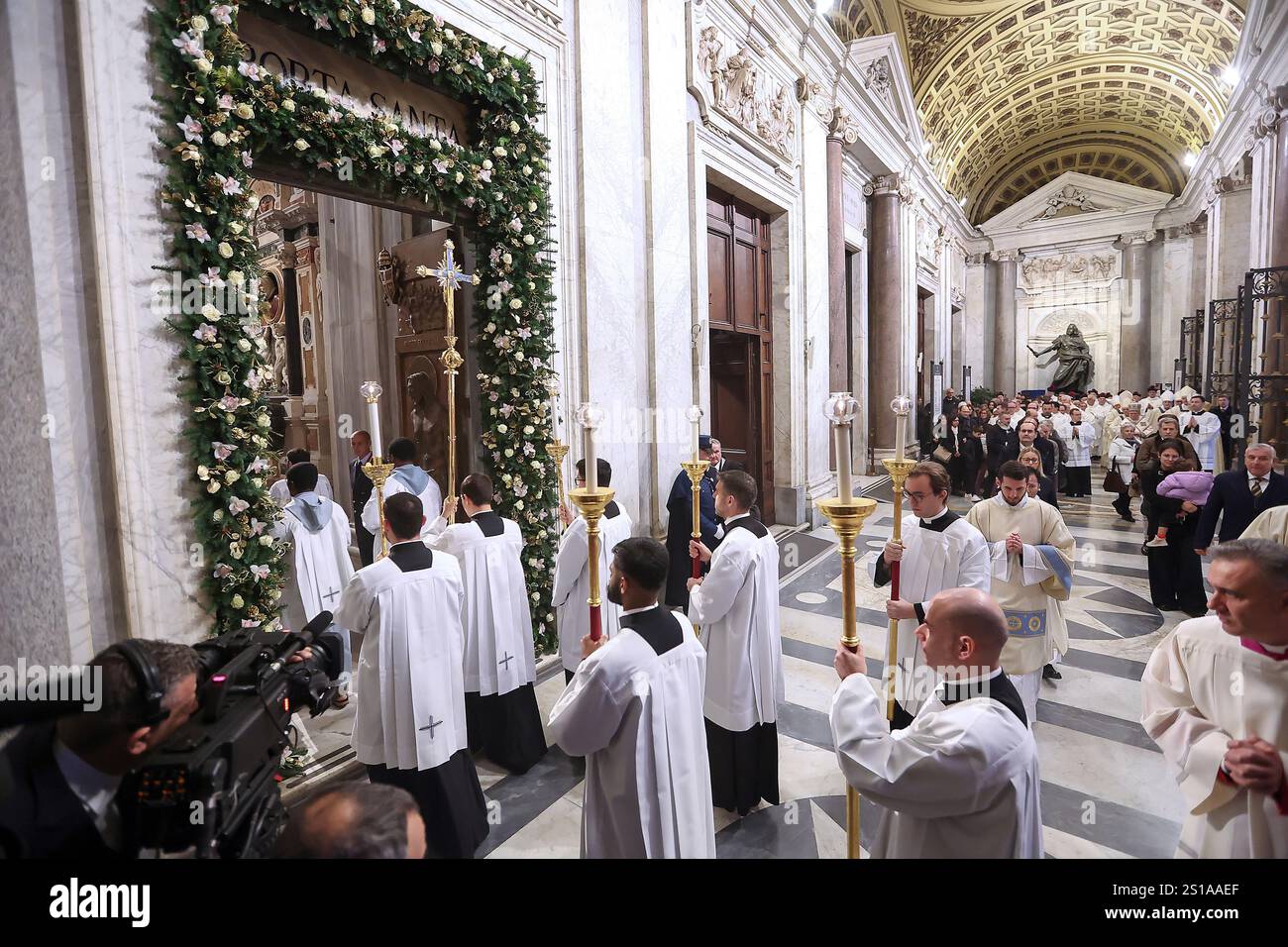 The Holy Door of the Papal Basilica of Saint Mary Major has officially