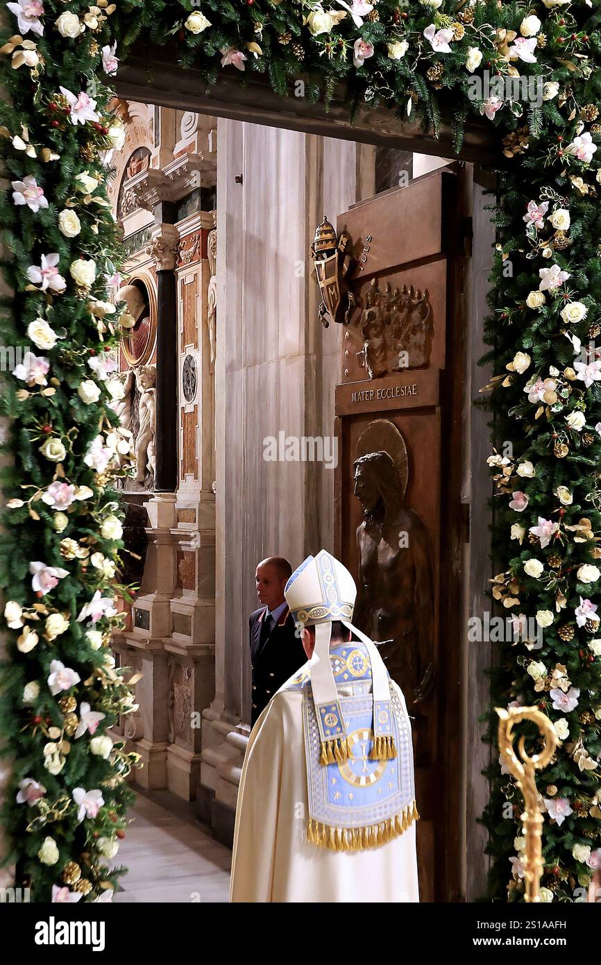 The Holy Door of the Papal Basilica of Saint Mary Major has officially