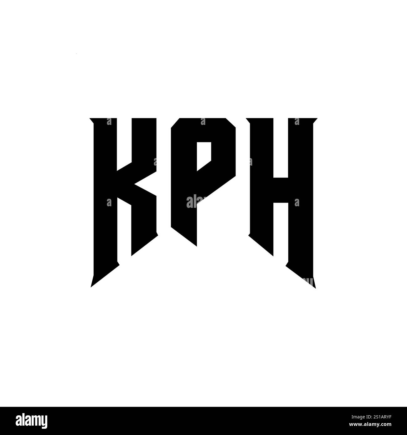 KPH letter logo design for technology company. KPH logo design black ...