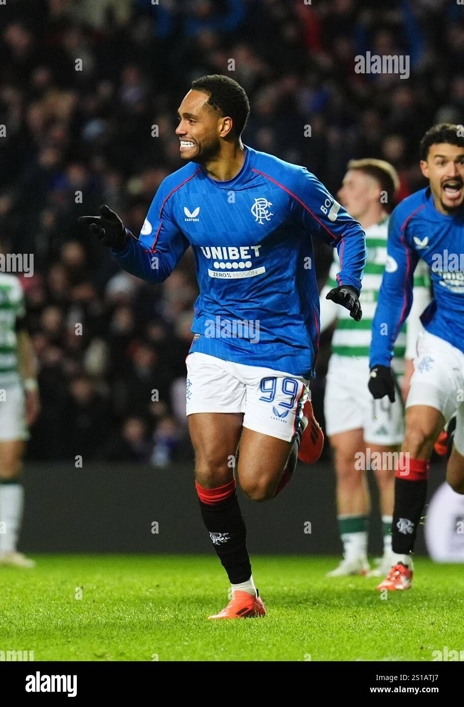 Rangers' Danilo celebrates scoring their side's third goal of the game ...