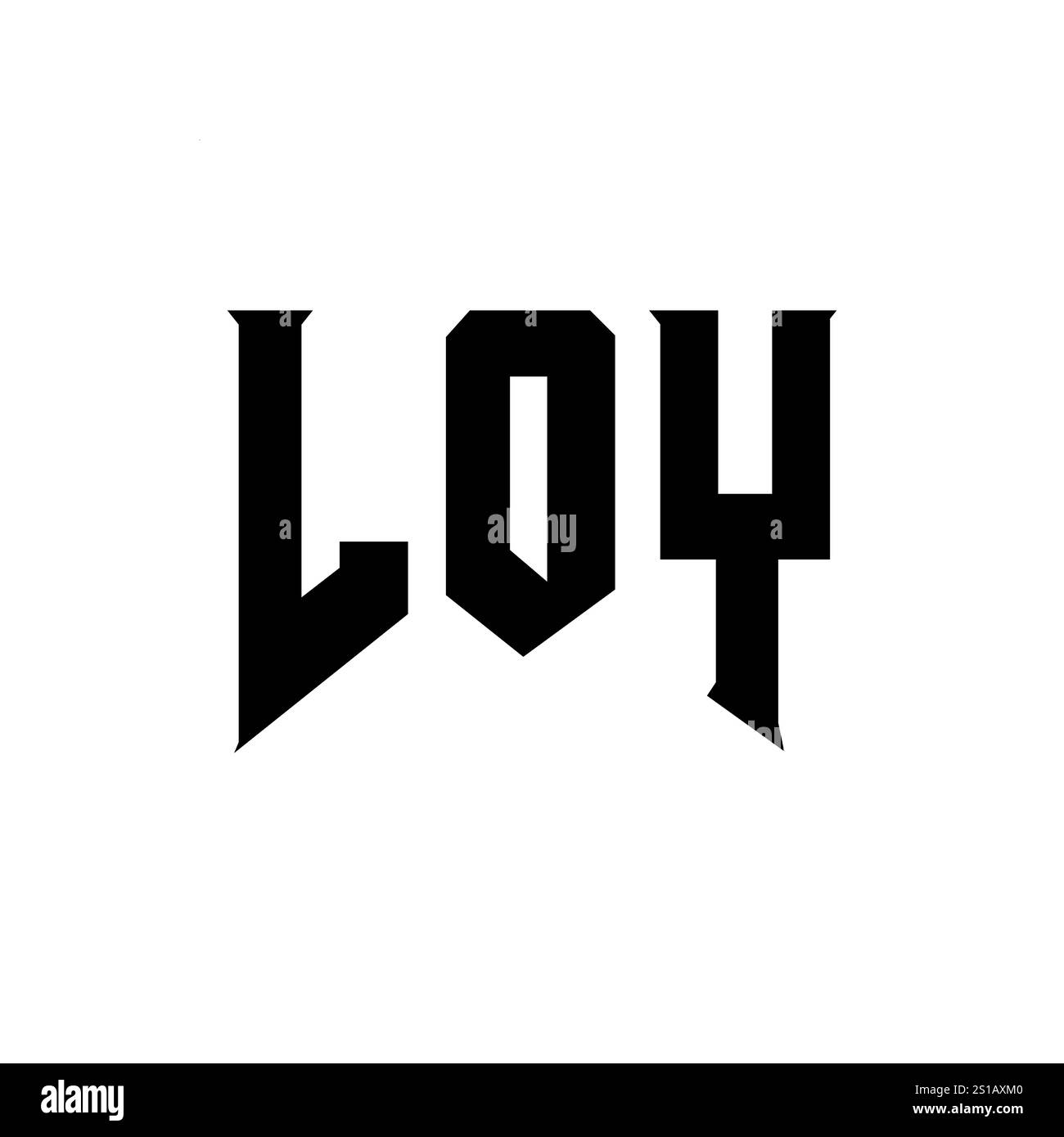 Loy logo design hi-res stock photography and images - Alamy