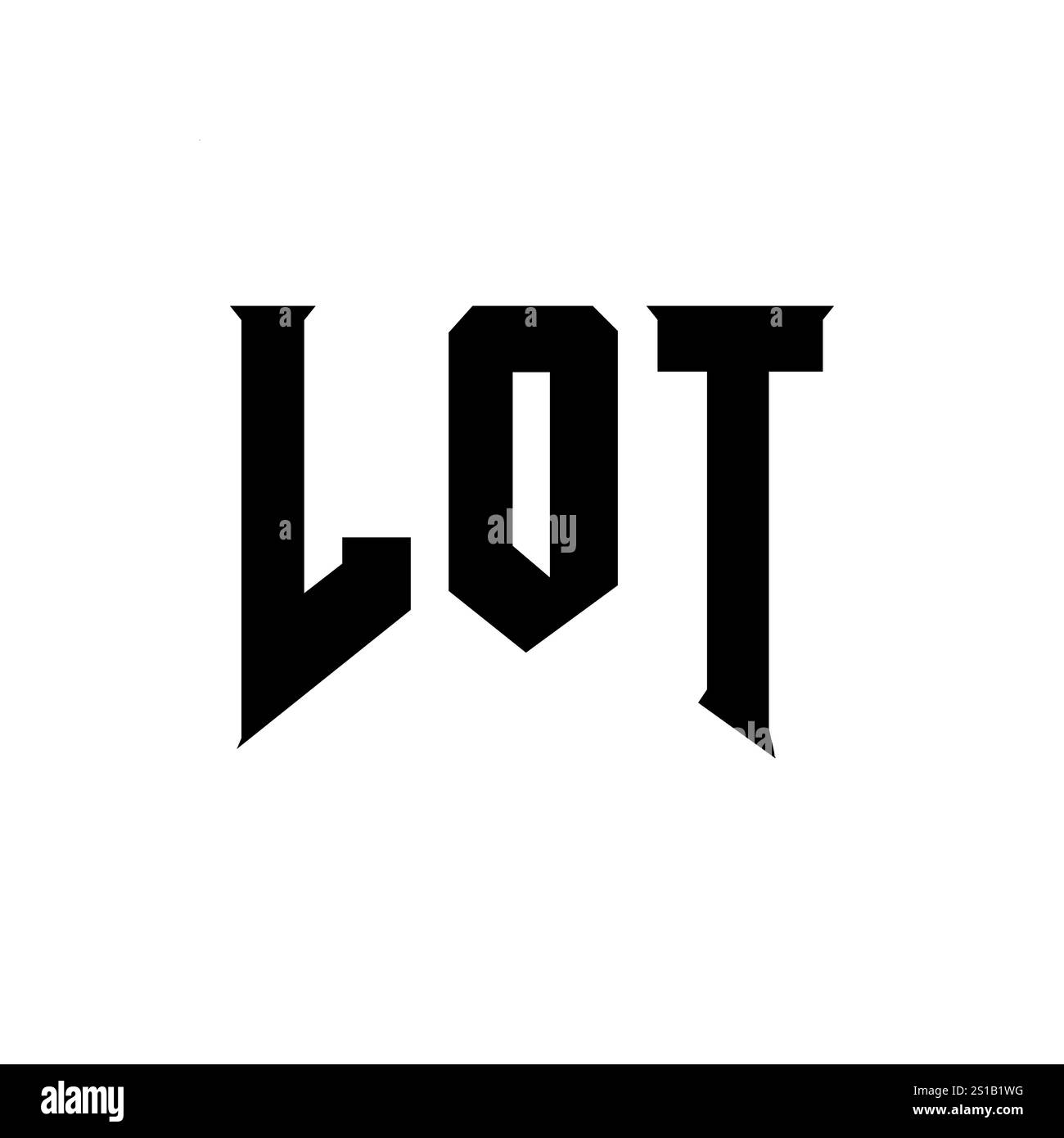 LOT letter logo design for technology company. LOT logo design black ...