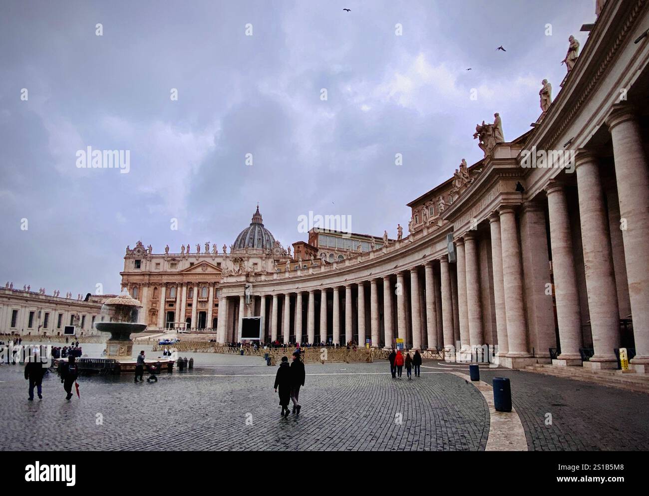 St Peters Basilica in Rome, Italy - Smartphone Captured Stock Image