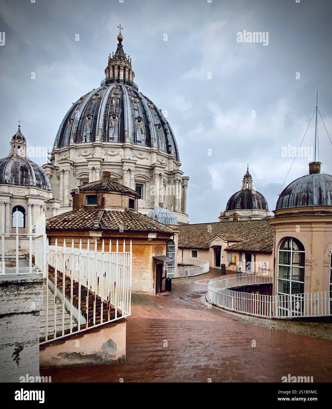 St Peters Basilica in Rome, Italy - Smartphone Captured Stock Image