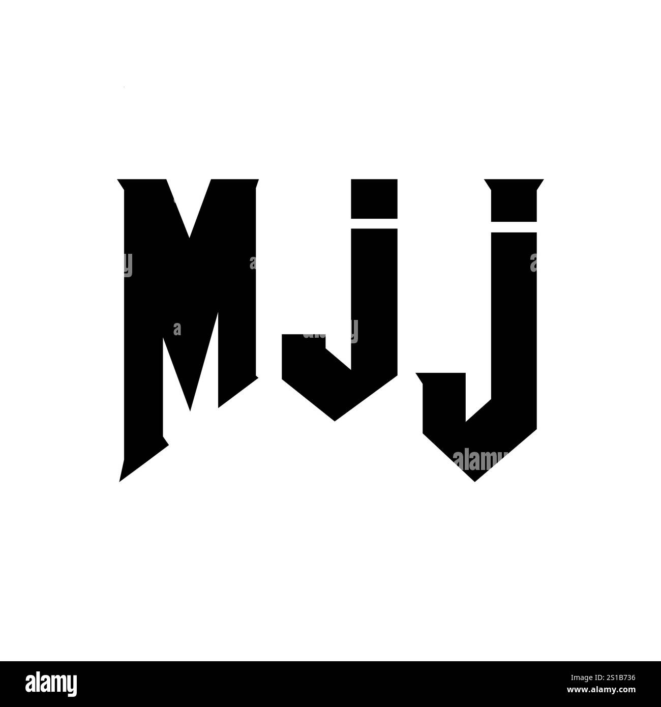 Mjj alphabet Black and White Stock Photos & Images - Alamy