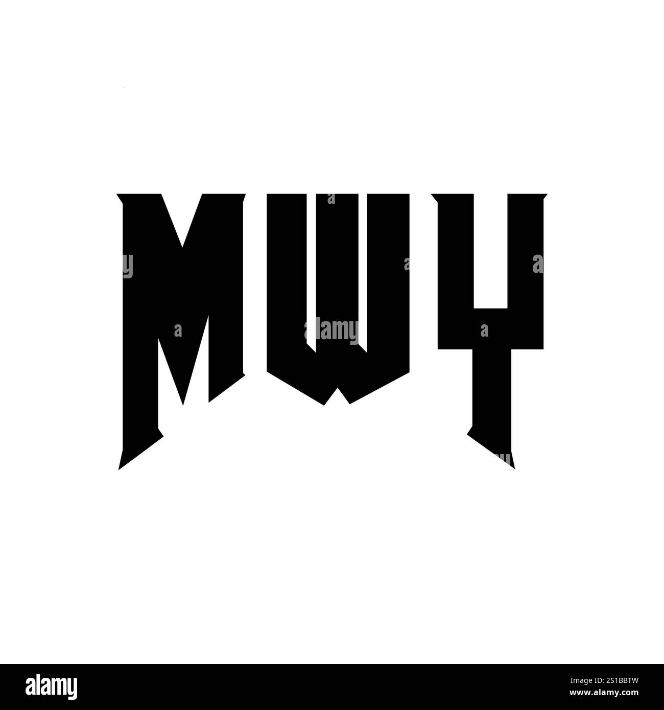 Mwy letter logo hi-res stock photography and images - Alamy