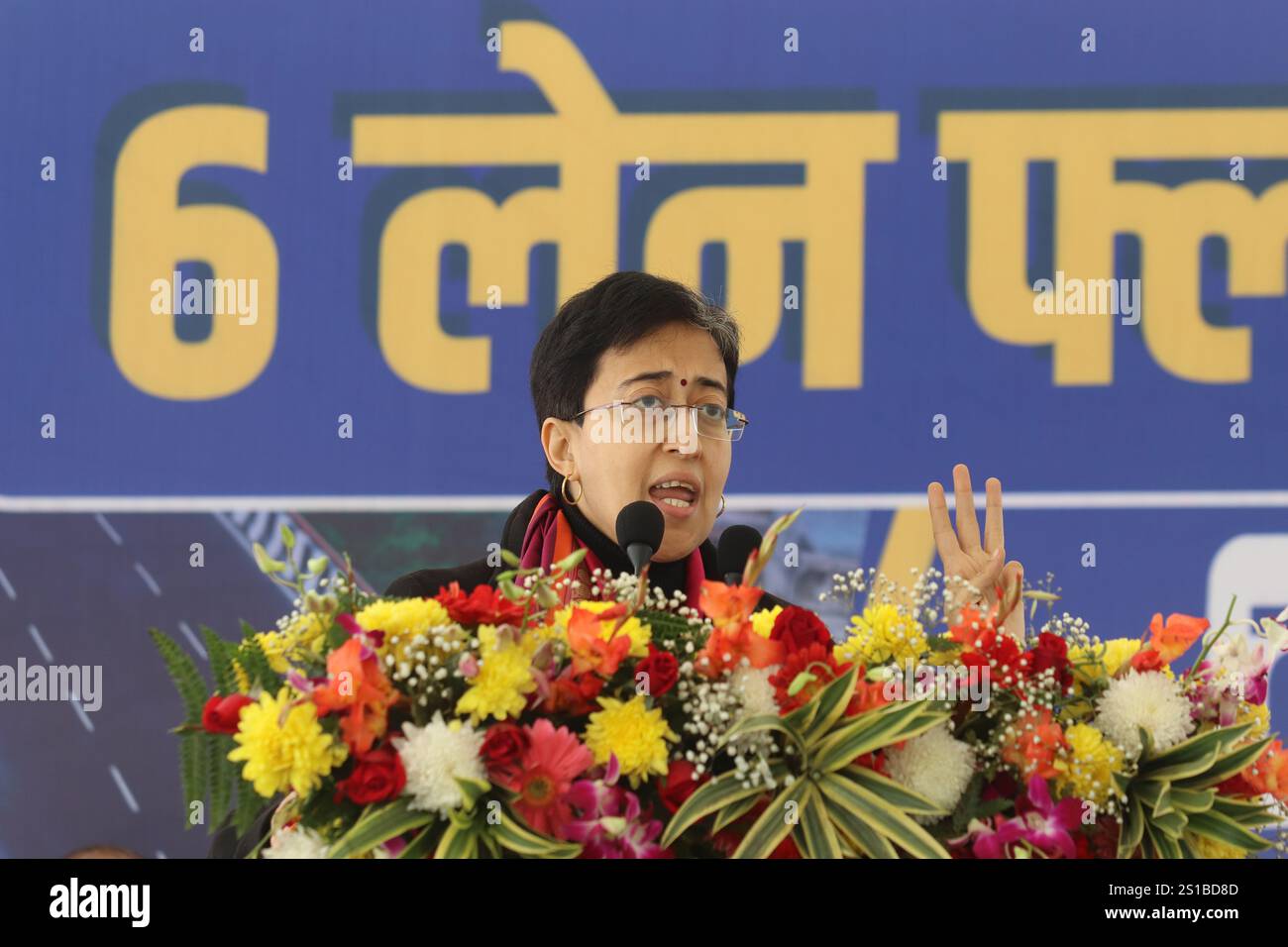 NEW DELHI, INDIA JANUARY 2 Delhi Chief Minister Atishi address
