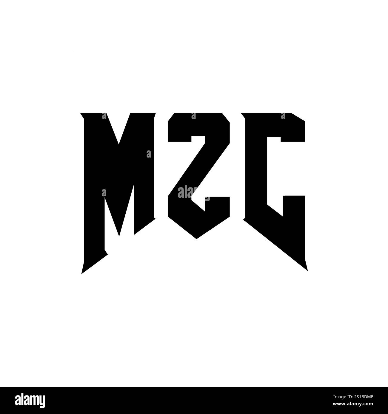 Mzc logo design hi-res stock photography and images - Alamy