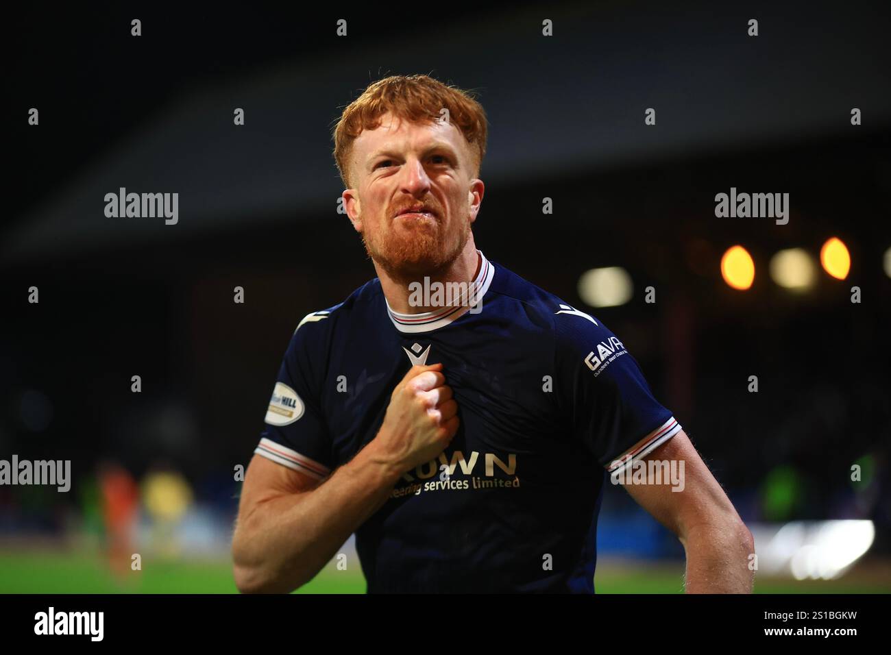 2nd January 2025; Dens Park, Dundee, Scotland Scottish Premiership