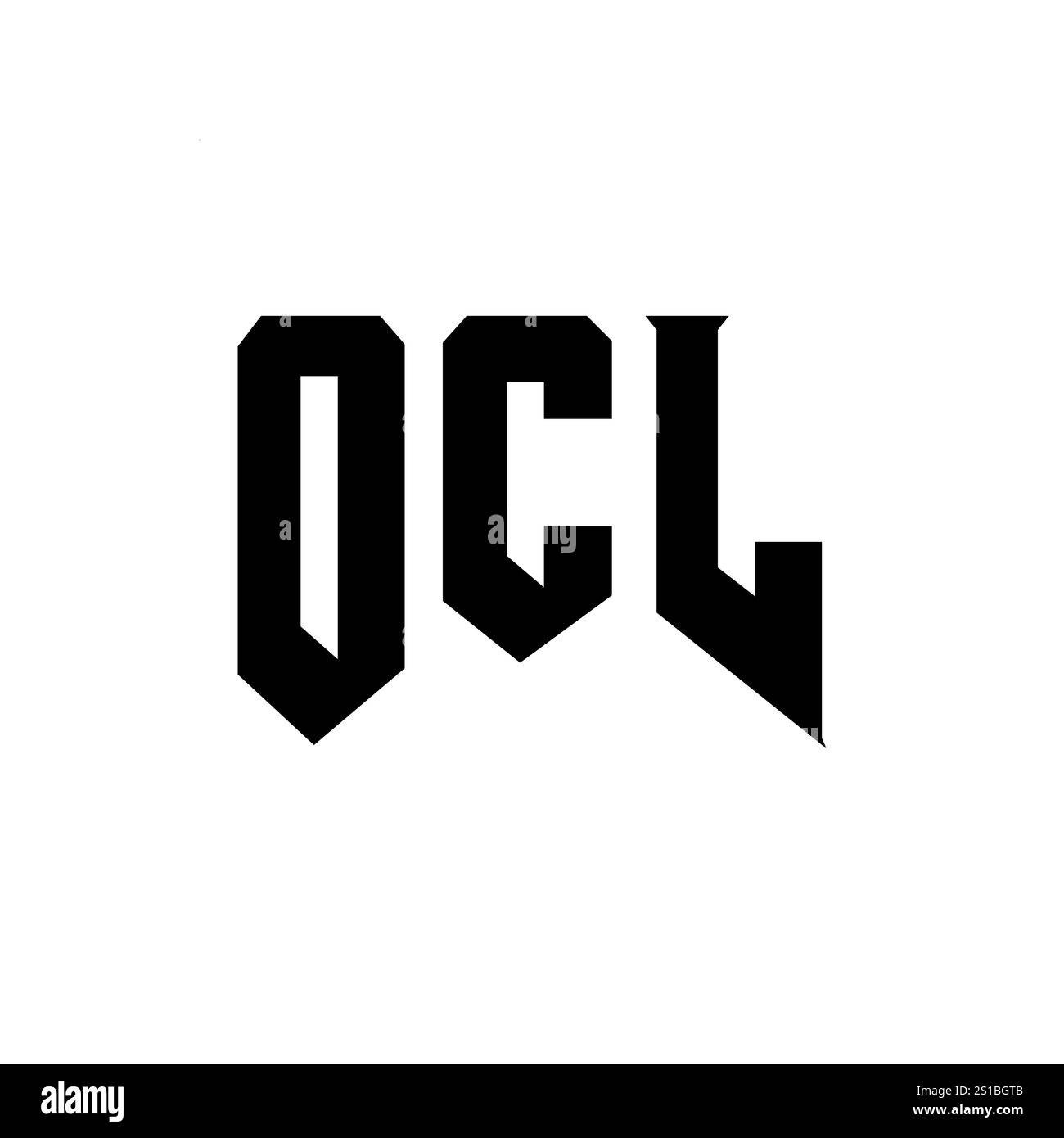 OCL letter logo design for technology company. OCL logo design black ...