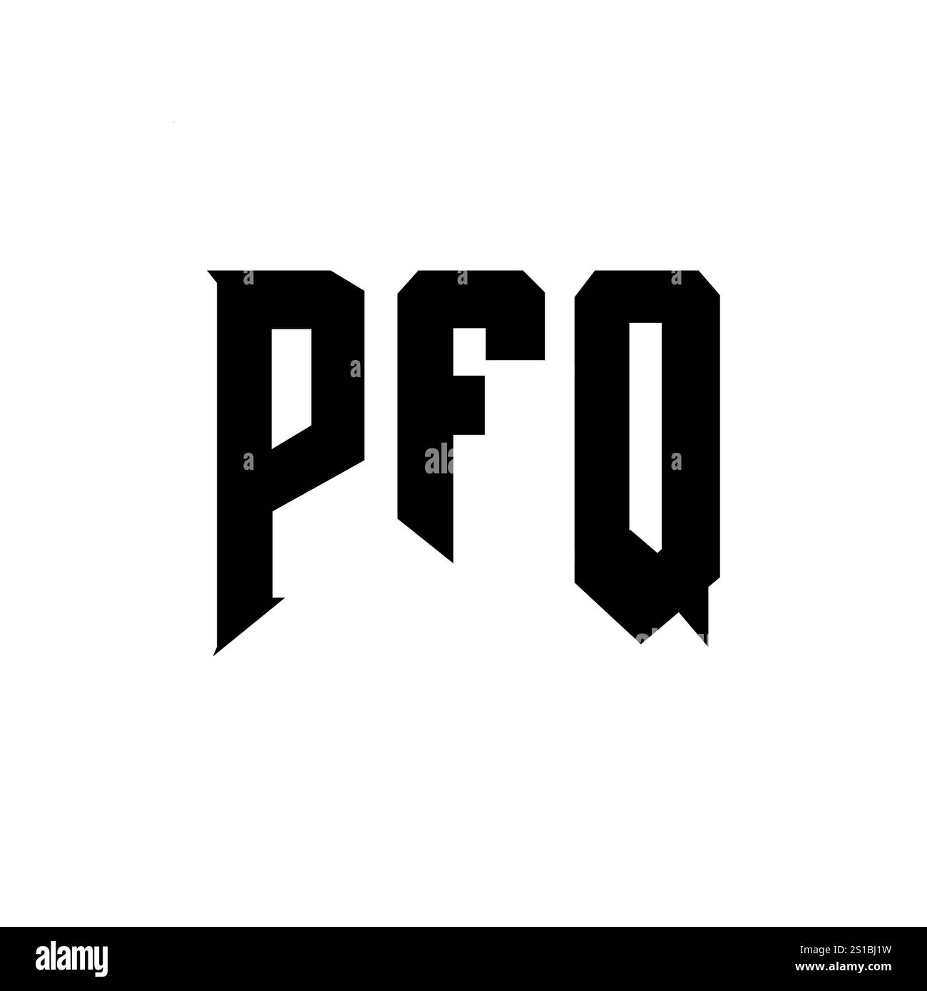 Pfq logo design hi-res stock photography and images - Alamy