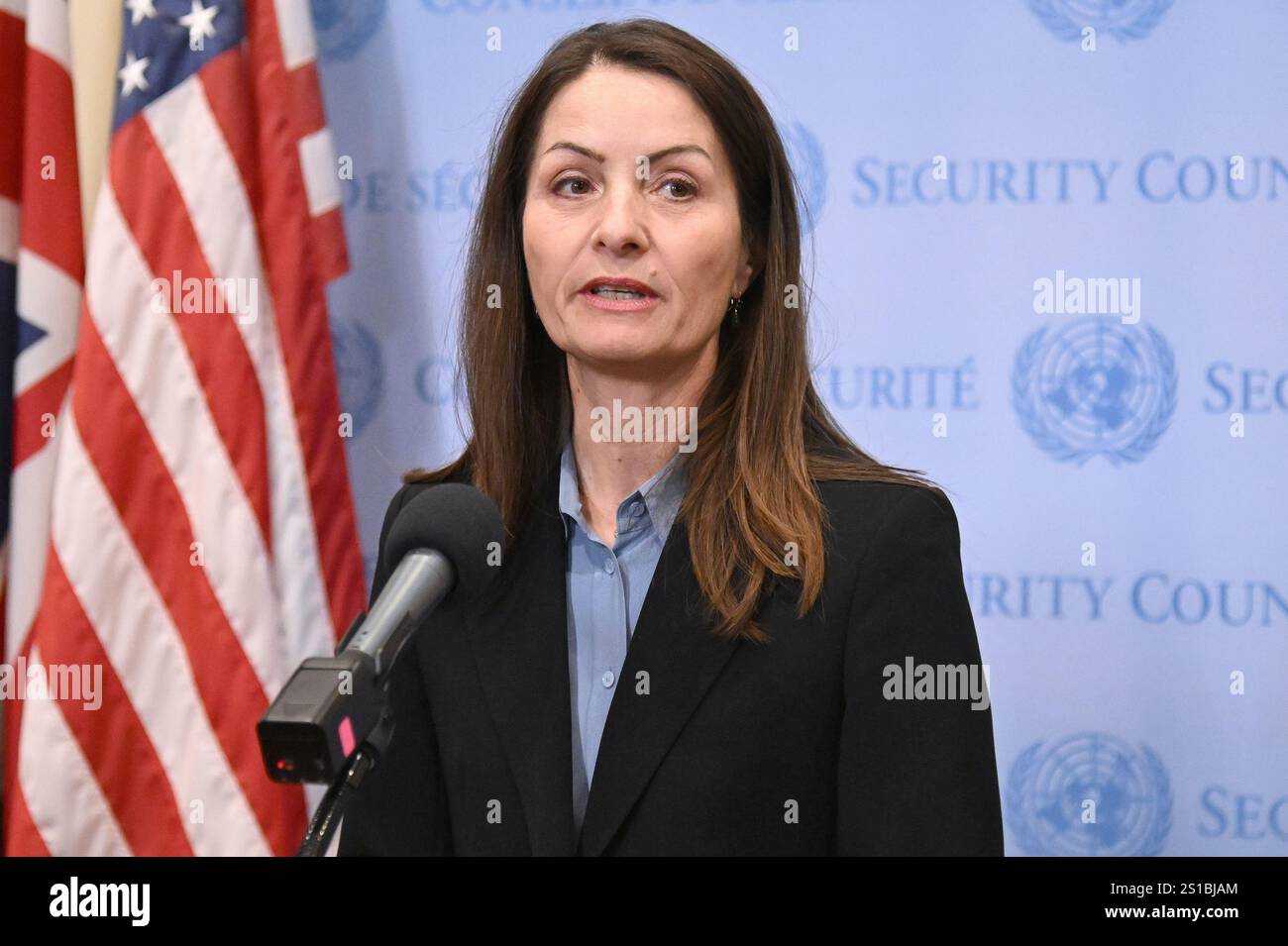 New York, USA. 02nd Jan, 2025. Ambassador Christina Markus Lassen, Denmark's Permanent