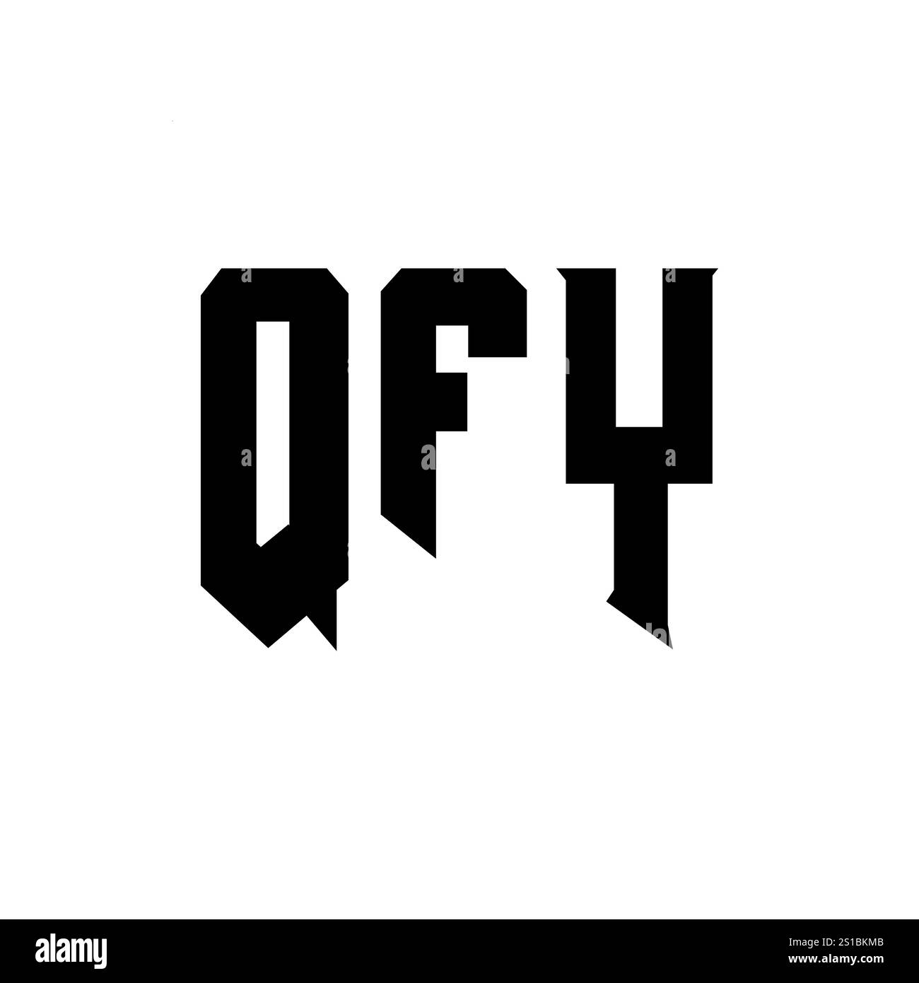 Qfy logo design hi-res stock photography and images - Alamy