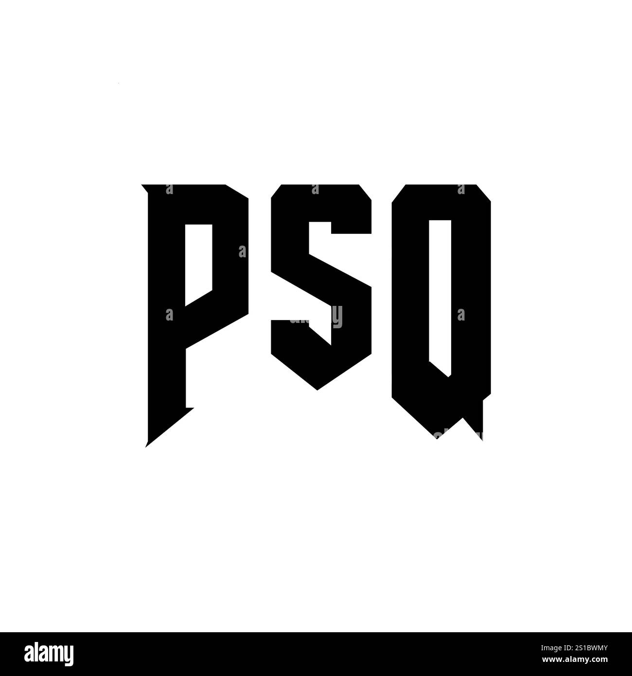 PSQ letter logo design for technology company. PSQ logo design black ...