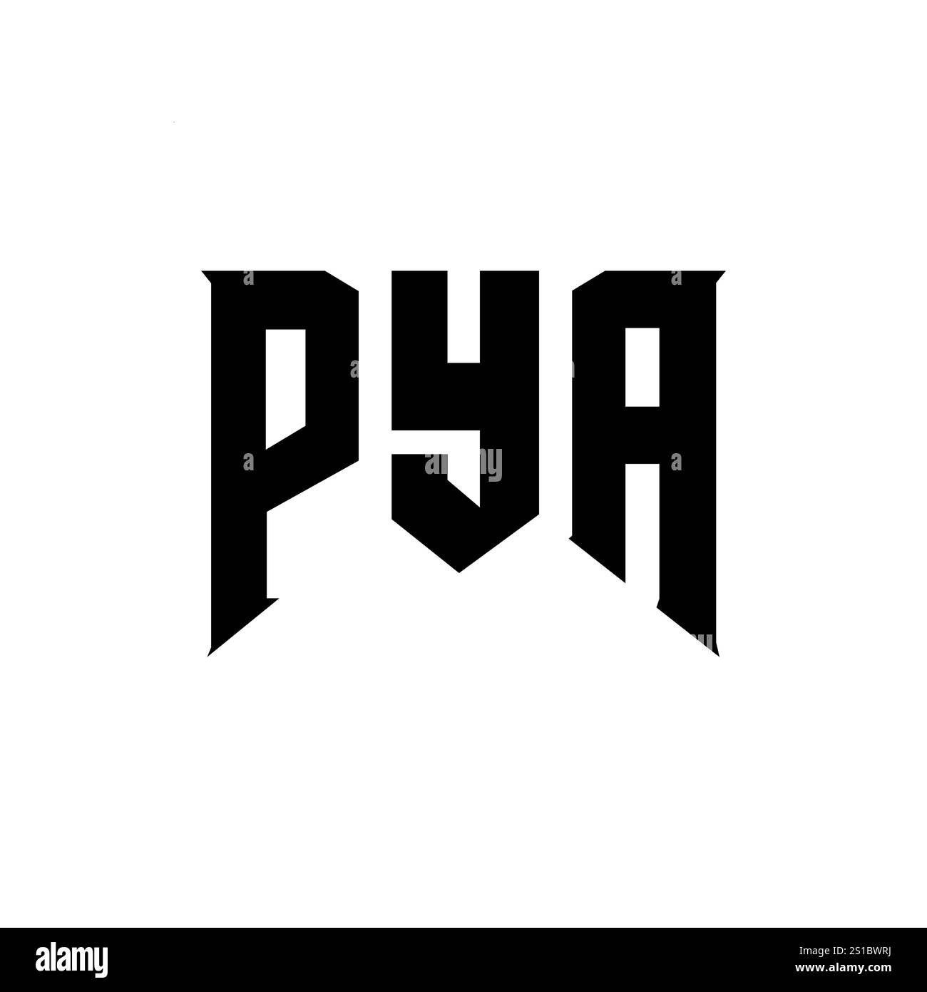 Pya logo design hi-res stock photography and images - Alamy