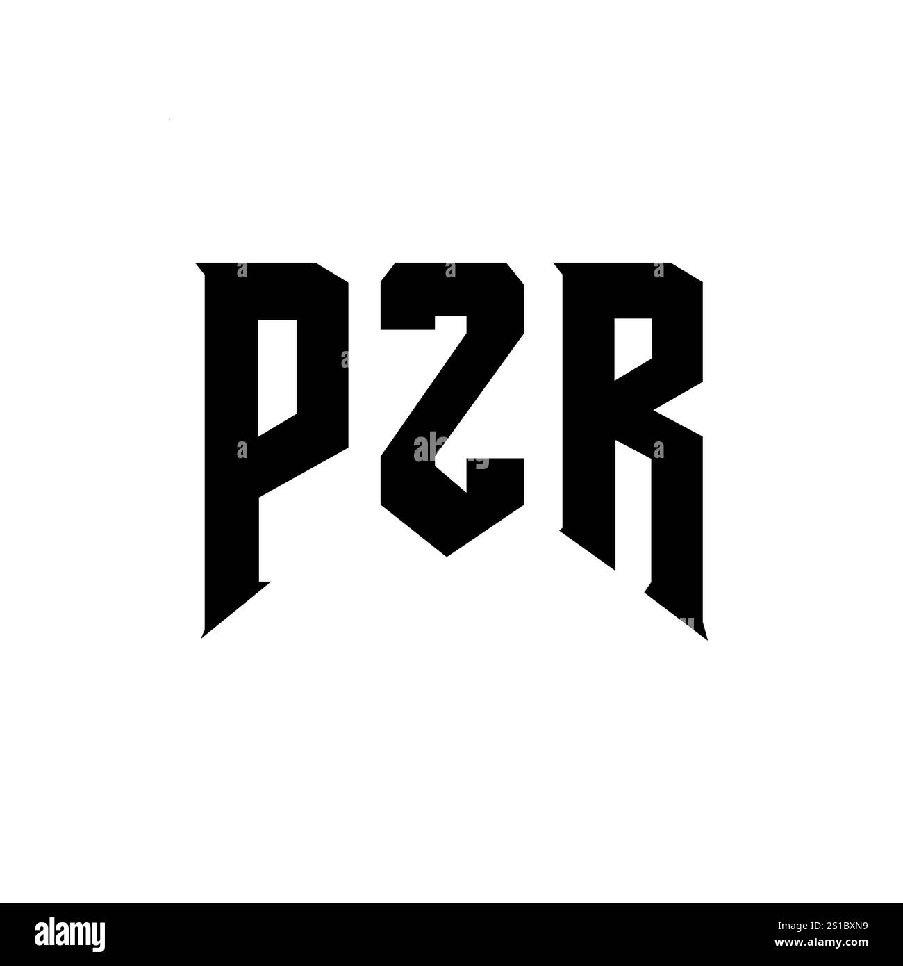 Pzr logo design hi-res stock photography and images - Alamy