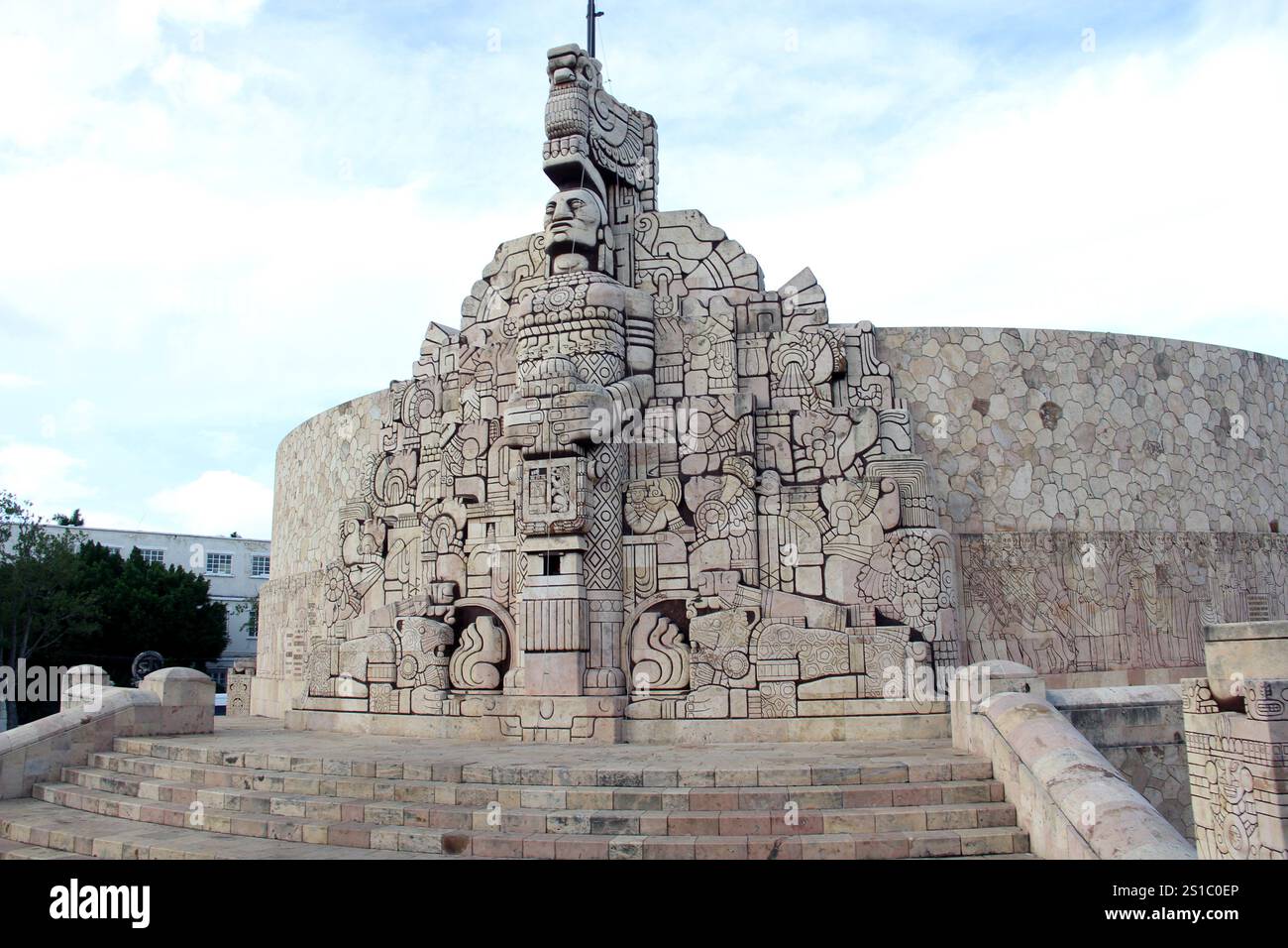 Merida, Yucatan, Mexico - Oct 29 2024: Monument to the homeland in ...