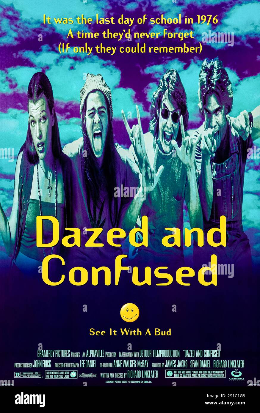 Dazed and Confused - Original Movie Poster Stock Photo - Alamy
