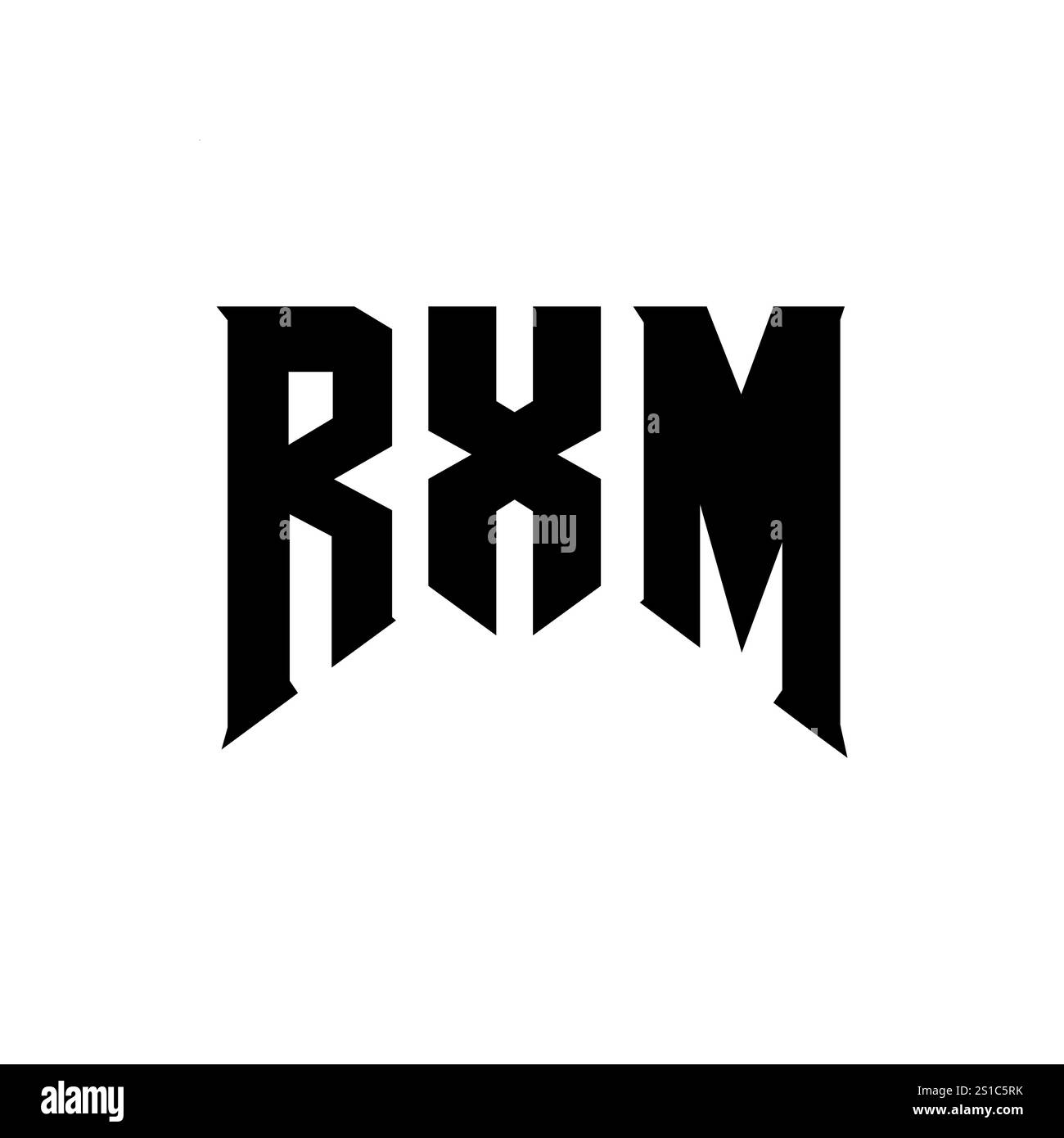 RXM letter logo design for technology company. RXM logo design black ...